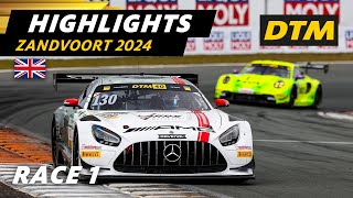 Race 1 XXL Highlight  DTM 2024 Highlights  Circuit Zandvoort [upl. by Oribel]