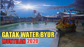 GATAK WATER BYUR KOLAM RENANG MUNTILAN  WISATA MAGELANG 2020 [upl. by Aronael576]