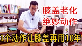 膝盖老化，半月板损伤？中老年人的膝盖保养动作，每天5分钟，膝盖再用10年【人体百科David伟】 [upl. by Alohcin]