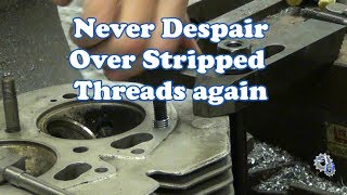 How to Repair a Damaged Thread Using a Helicoil [upl. by Feltie]