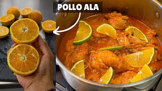 POLLO a la NARANJA Rico y Económico  Abelca [upl. by Eladnwahs]