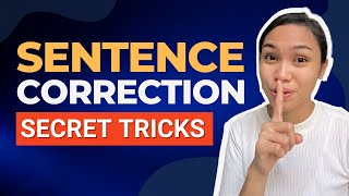 Secret Sentence Correction Tricks to Use on ANY English Exam [upl. by Moyers]