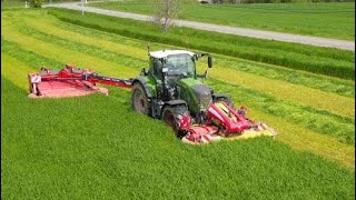 FAUCHE RAY GRASS AVEC FENDT 722 ONE [upl. by Christye]