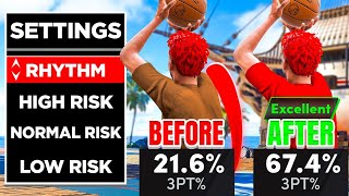 HOW TO SHOOT ON NBA2K25 Full Guide to Rhythm Shooting Shot Timing Visual Cues amp Secret Tricks [upl. by Yhotmit937]