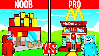 Batalla de Construcción de MCDONALDS NOOB vs PRO [upl. by Noelyn210]