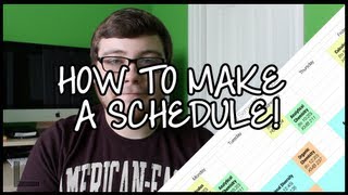 How to Make a Printable Schedule [upl. by Pride]