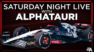 FIRST LOOK AlphaTauri AT04s F1 Livery Revealed in New York [upl. by Sauer433]