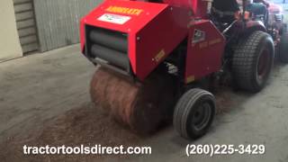 Tractor Tools Direct  Pine Straw Baler Demonstration Video [upl. by Judith529]