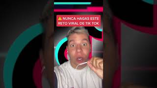 NUNCA Hagas Este Reto Viral De Tik Tok ❌ Muy Peligroso 😱 shorts [upl. by Rodgers377]