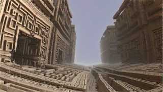 Ancient labyrinth  Mandelbulb 3D HD [upl. by Yenatirb]