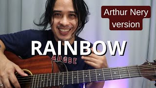 Rainbow guitar tutorial  Arthur Nery version  South Border original [upl. by Lesoj]