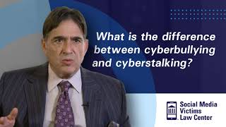 What Is the Difference Between Cyberbullying and Cyberstalking  Social Media Victims Law Center [upl. by Pacien886]