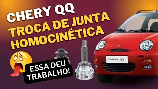 Chery QQ Troca da Junta Homocinética Veja como fazer quando não soltar do eixo [upl. by Panta722]