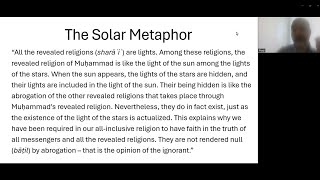 Shedding Light on Ibn Arabi’s Solar Metaphor Religious Pluralism Dr Faris Abdelhadi [upl. by Spiros754]