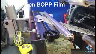 Lamination BOPP Film for Paper and Paperboards Laminate [upl. by Annirtak]