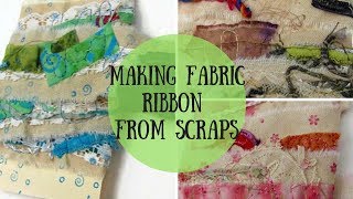 Making Fabric Trim from Scraps [upl. by Eyde]