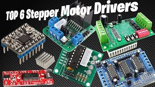 TOP 6 Stepper Motor Driver Controllers for Arduino Projects [upl. by Rozelle308]