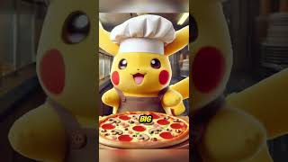 Pikachu and Mickey Mouses and their big Pizza😱🍕 [upl. by Vokaay]