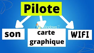 installer pilote de son sur windows 7  telecharger pilote de wifi sur windows 7 [upl. by Ahseim]