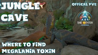 The Center Jungle Cave  Easy Silica Pearls amp Megalania Toxin  Ark Survival Ascended  Official PVE [upl. by Bigg]