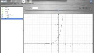 Graphing Exponential Functions What Do quotaquot amp quotbquot Do  Mac Grapher Graphing Calculator [upl. by Ettenna]