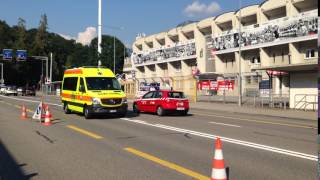 Ambulanza Croce Verde Lugano in corsa prioritaria [upl. by Hamas977]