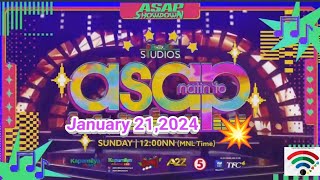 ASAP NATIN TO💥 JANUARY 212024SUNDAY 12NN♥️💚💙 [upl. by Amled]