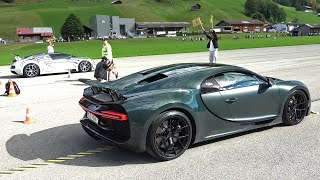 Bugatti Chiron Sport vs Bugatti Veyron Grand Sport Vitesse LOr Blanc [upl. by Tice]