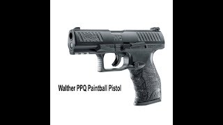 Walther PPQ Paintball Pistol Shooting Demo [upl. by Vergil]