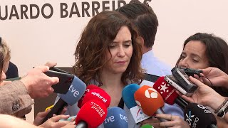 Ayuso cree que los PGE financian la quotcorruptelaquot independentista en Cataluña [upl. by Katharine307]