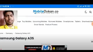 Samsung Galaxy A35 Prise In Bangladesh  Best GamingampCamera Phone 2024  Samsung Galaxy A35 Review [upl. by Notnirt]