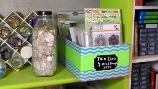 Cheap DIY Storage for dies and stamps [upl. by Scurlock]