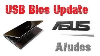 How To Flash Netbook bios with a usb drive AFUDOS Asus HD [upl. by Debby]