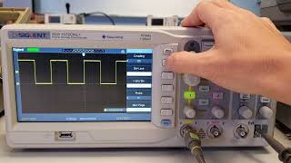 Siglent Oscilloscope Calibration procedure [upl. by Tyre]