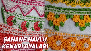 MÜTHİŞ HAVLU KENARI OYA ÖRNEKLERİ 🪡🪡 [upl. by Brag]