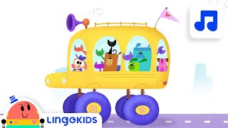 WHEELS ON THE BUS 🚌🎶 Nursery Rhymes  Lingokids [upl. by Ninos]