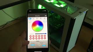 Thermaltake Pure Plus 12 RGB fans  iOS remote controls [upl. by Claretta]