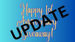 HAPPY ANNIVERSARY A little giveaway for my followers [upl. by Rogerg]