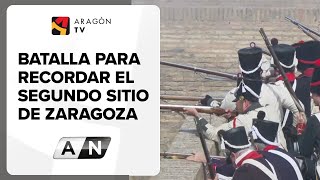 Batalla para recordar el segundo Sitio de Zaragoza [upl. by Sedgewake]