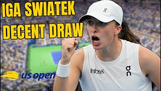 Iga Swiatek  Decent Draw at 2024 US Open [upl. by Snow]