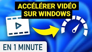 Accélérer une vidéo facilement sur windows [upl. by Nalahs511]