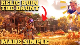 Horizon Forbidden West  The Daunt Relic Ruins Guide door code key location [upl. by Nettirb106]