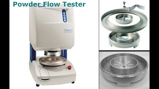 Powder flow tester PFT Powder Flow Tester Demonstration [upl. by Behn828]