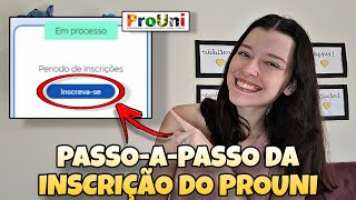 PASSO A PASSO DA INSCRIÇÃO DO PROUNI 2024 l Como se inscrever no Prouni [upl. by Siroval488]