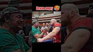 When devon larratt angry🥵 ☠️ watch endarmwresling devonlarratt sports deniscyplenkov 1million [upl. by Eloci]