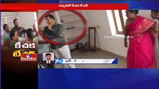 Parents Beat Up Teacher For Misbehaving with 6th Class Girl Student In Hyderabad  HMTV [upl. by Darnall838]