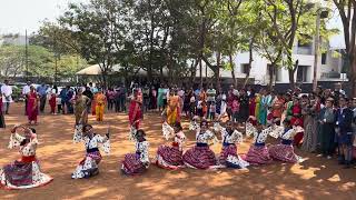 Sikkim Harvest Dance  Srinikas Dance  Indira National School [upl. by Nairbo616]