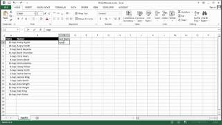 How to Sort a Name List by Same Names in MS Excel  Using Excel amp Spreadsheets [upl. by Josey]