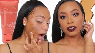 I TRIED THE NEW JUVIAS PLACE FOUNDATION AND  I AM MAGIC FOUNDATION amp CONCEALER REVIEW [upl. by Hgielime711]