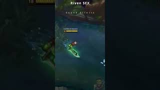 Riven SFX amp Voice  League of Legends Quick Showcase [upl. by Akihsal723]